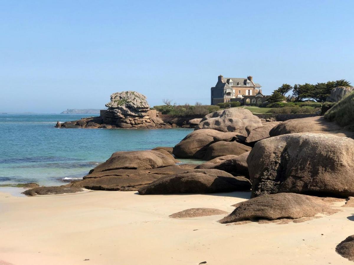 Maison Neuve De Plain-Pied Avec Wifi, Terrasse Et Parking, A 2,5 Km Des Plages A Tregastel - Fr-1-368-70 Eksteriør bilde